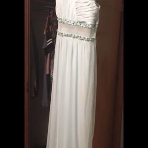 Prom Dress size 3/4 Frozen Blue Color